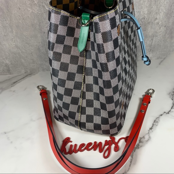 โSOLDโ Louis Vuitton NeoNoe Damier Black/White bucket LV bag Nicolas Ghesquiere - Picture 7 of 11